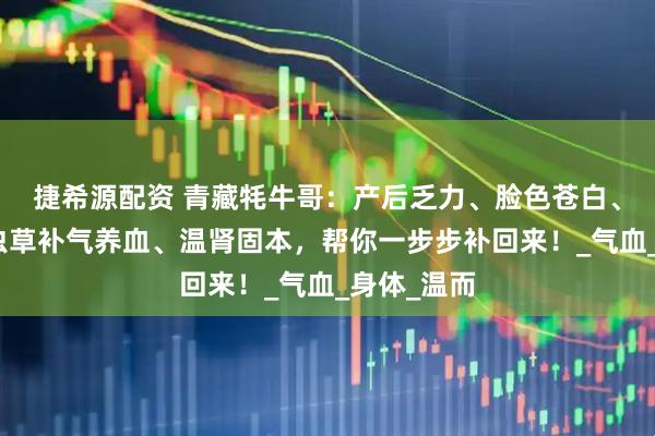 捷希源配资 青藏牦牛哥：产后乏力、脸色苍白、奶水少？虫草补气养血、温肾固本，帮你一步步补回来！_气血_身体_温而